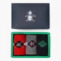 Munsingwear Women Argyle Socks Set Red Mr322lso77 RRED_Real-RED/FR