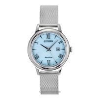Citizen Elegance Stainless Steel Blue Dial Eco-Drive EW2621-75M 100M Women's Watch mėlyna