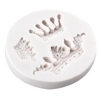 Mini karūnos silikoninė forma Creative tortų dekoravimo priemonė Praktiška šokolado forma 1pcs
