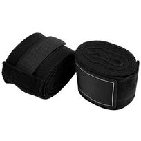 2Pcs 2.5m Elastic Strap Boxing Sanda Muay Thai MMA Taekwondo Bandage Hand Wraps Black