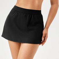 Women's Fake Two Piece Sports Short Skirt Tennis Skirt High Waist Golf Skirt Running Yoga Skirt With Pockets L juoda