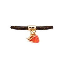 Louis Vuitton Yayoi Kusama Collaboration Series Pumpkin Charms Metal Bracelet Women bracelet Brown M1006 Box+Shopping Bag,M1006F