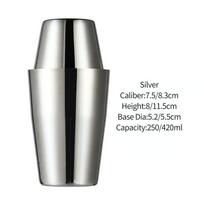 Bar Cocktail Shaker Boston Shaker Stainless Steel Engraving Shaker Bar Accessory Bartender Tools For Home And Bar