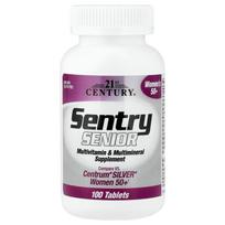21st Century Sentry Senior Multivitamin & Multimineral Supplement for Women 50+, 100 Tablets