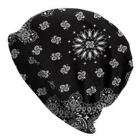 Custom Ethnic Bohemia Style Paisley Bandana Bonnet Hats Fashion Knit Hat For Women Unisex Autumn Winter Warm Skullies Beanies Caps Beanies Cap