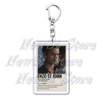 The Vampire Diaries Twilight Keychain for Accessories Damon Stefan Salvatore Elena Bella Swan Edward Cullen Key Chain Keyring