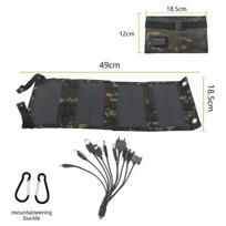 Foldable Solar Power Panel – Portable Energy Supply, Waterproof Mini Generator, Outdoor Charger for Camping Style B