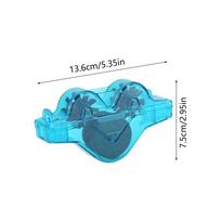 Bicycle Chain Cleaner Cycling Scrubber Washer Tool Mountain Bike Washing Kit Bike Chain Cleaning Tool Chain Brush Wash Tool Set mėlyna