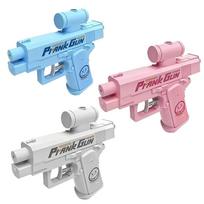Double Head Funny Prank Water Gun Reverse Two-Way Water Gun Creative Bidirectional Water Battle Toy for Kids Outdoor Blue/Red Adjustable Nozzle mėlyna
