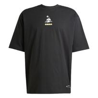 Adidas M PANDA GOAL T Shirt Unisex Black JZ3270 3XL