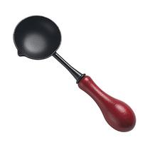 New Non-Stick Wax Sealing Spoon Easy Clean Wood Handle Wax Spoon Reusable Wax Seal Tool Fire Paint tamsiai raudona spalva