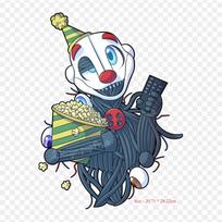 Ennard Sisters Location Five Nights At Freddy'S Sister Iron on Heat Transfer Printing Vinyl Patches Sticker for Clothes DIY Appliques Washable Patches green