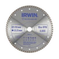 Deimantinis pjovimo diskas Irwin IW8087110; 230 mm; 22,23 mm