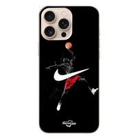 Coque - Nike - Iphone 16 Pro Max - Souple - Noir - Logo Jordan juoda