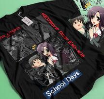 School Days Sekai Saionji Japoniškas Anime Marškinėliai 2025 Good Smile Nauji Dėžutėje 309 2XL
