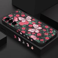 Romantic Flowers Phone Case For Samsung Galaxy A56 A17 A26 A16 A36 A55 A54 A53 A15 S24 S25 FE S25 S22 S23 Ultra Plus Lanyard Soft Cover Samsung Galaxy S25 juoda