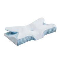 Memory Foam Pillow Thick Elastic Painless Sleeping Cervical Neck Support Protection Pillow mėlyna