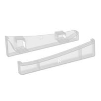Horizontal Base Stand Holder Transparent Game Console Desk Stand Storage Rack for PS5/PS5 Slim Digital Edition and Disc Edition