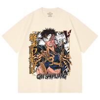 230 Gsm 100% Cotton Record of Ragnarok V7 Print Unisex Heavy Cotton T Shirt XS abrikosas