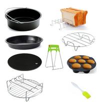 Air Fryer Accessories Set for 3.2-6.8 QT 8 Pieces for Gowise Phillips and Cozyna Air Fryer (6-8 inches 9 pcs) 1