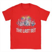 Jesus Last Set Glitchy DJ EDM Techno Rave T Shirt Beach  Cotton TShirts For Mens Short Sleeve Streetwear Top Tees S