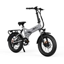 PVY Z20 Plus visureigis elektrinis dviratis, 48V 16,5Ah baterija, triguba pakaba pilka