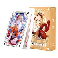 Genshin Impact Naganohara Yoimiya Pokerio Žaidimo Kortos Stalo Žaidimai Vaikų Žaislai Vaikų Žaislas Kaladė Kortų Žaidimo Rinkinys Anime