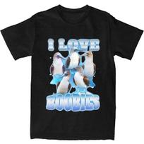 Womens I Love Boobies Bird Meme T Shirt Accessories Funny Boobs Bird Pure Tshirt Clothes Amazing Tee Shirt Women Clothing Y2K S