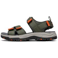 Skechers LUXE FOAM Vyriškos Stilingos Komfortiškos Basutės Žalios 205478-OLV 39.5 gray