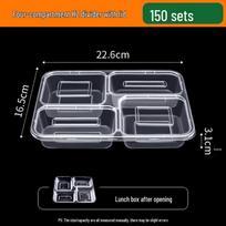 Disposable Divided Bento Lunch Box