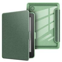 Auto Wake/Sleep Protective Case Glitter Powder e-Reader Shell for KOBO Clara Color/2E/BW tamsiai žalia spalva