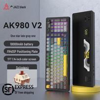 Ajazz AK980 Hot-Swappable Tri-Mode Mechanical Keyboard