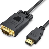 Benfei Kabel Hdmi Do Vga Jednokierunkowy 1,8 M Czarny juoda