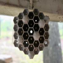 Non Toxic Wasp Repellent Durable Realistic Hanging Plastic Wasp Deterrent Battery Free for Yard Outdoor Use gray
