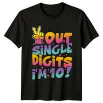 Peace Out Single Digits Mens T-Shirt Birthday Gift For Him XL