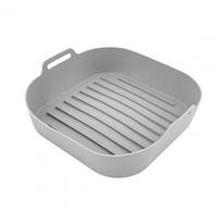 Food Grade Silicone Tray Air Fryer Baking Tray Silicone Air Fryer Liner Pan Accessories Set for Reusable Oven Baking for Pizza
