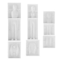 3pcs Baking Tool PP Human Body Mold 3D Figure Reusable Fondant Mold Set Easy Assembly Food Grade Soap Clay Mold Soap Craft balta