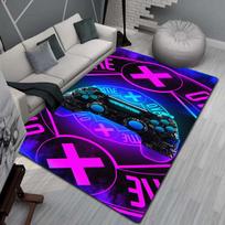 Gaming Rug for Boy Room Gamer Rug with Game Controller Carpet for Game Room Esports Room and Boys' Game-Themed Bedroom Floor Mat 40x60cm
