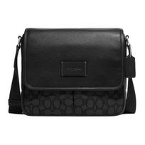 Coach Sprint 25 Signature Jacquard Pebble Leather And Smooth Calfskin Crossbody Bag Medium Women crossbody bag Black CE534-JIBLK Basic Set (Bag+Dust Bag)