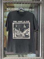 Istorija iki šiol perkelia širdies skausmą į žiaurias aukštumas Marškinėliai Viršutiniai drabužiai T-shirt Visas dydis S-4XL L gray