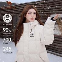 CAMEL Unisex Long Down Jacket A35CR07246 XXL