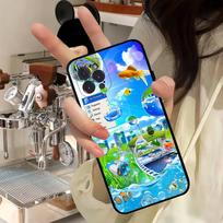F-Frutiger Aero Phone Case For IPhone 17 Air 16 15 14 Plus 13 12 Mini 11 Pro Max Black Cover iPhone 14 pro