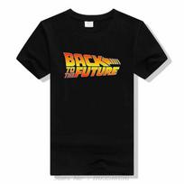Back To The Future Pure Cotton Tshirt Summer Brand Tshirt Men Classic Movie Series Back To The Future Oneck Short Sleeve S juoda