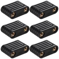 6Pcs 2-Hole Footstrap Insert Windsurf Board Footstrap Paddle Board Accessory Brass Nut Kayak Board Inserts Part 1