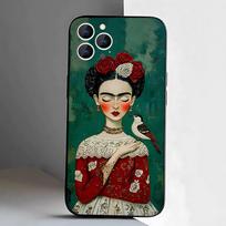F-Fridas Art K-Kahlo Phone Case For iPhone 17,16,15,14,13,12,11,Pro,Max,Plus,E,Air,Mini Protective Black Cover iPhone15Plus