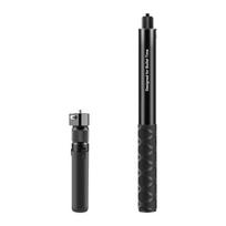 PULUZ Selfie Stick Monopod with Fold Function New 110cm Desktop Tripod Stand Rotary Handle Compatible with Insta360 X3 juoda