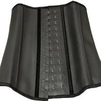 Custom Logo Steel Bone Waist Trainer Gaine Latex Workout Women Waist Trainer Corsets Gaine Amincissante Femme Colombian Girdles Xs juoda