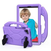 Kids EVA Stand Case for Samsung Galaxy Tab A11/A9/A7 Lite with Handle Protective Cover Compatible with T220/T290 Tablet Models A7Lite 8.7 T220 T225 šviesi violetinė