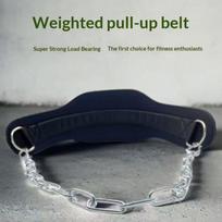Heavy Duty Weight Lifting Dipping Belt with Reinforced Chain for Pull Up Chin Up Crossfit Gym Workout one size