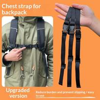 1Pcs Bag Accessories Backpack Chest Strap Buckle Backpack Shoulder Strap Fixed Belt Non-Slip Backpack Sternum Strap one size